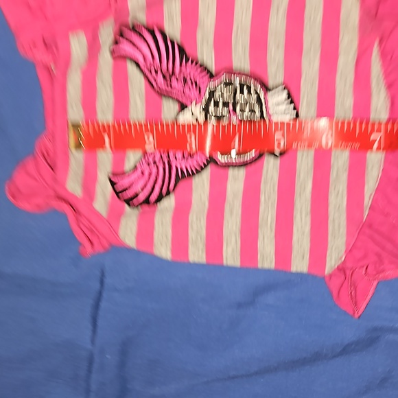 Simplydog XS Pet Apparel Pink Silver Biker Babe Ruffled Cap.. Adorable - Picture 6 of 9